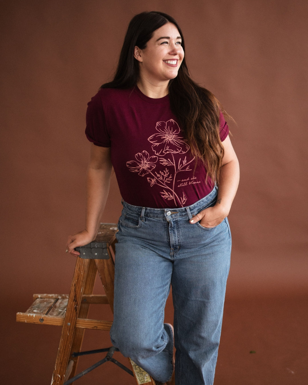 'She Still Blooms' Tee