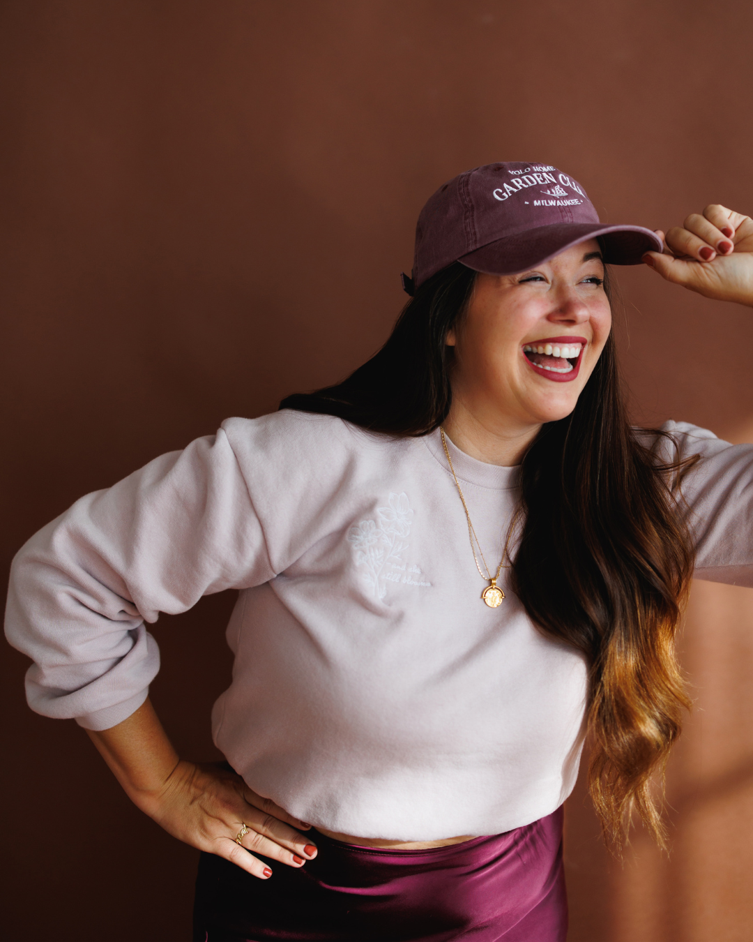 Garden Club Embroidered Hat