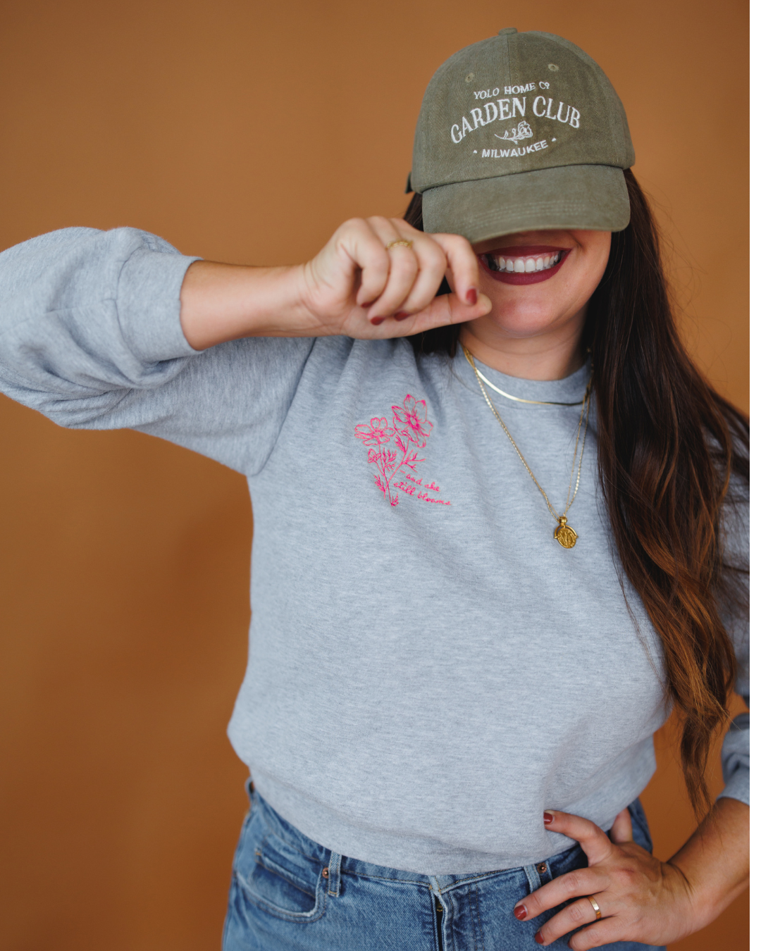 Garden Club Embroidered Hat