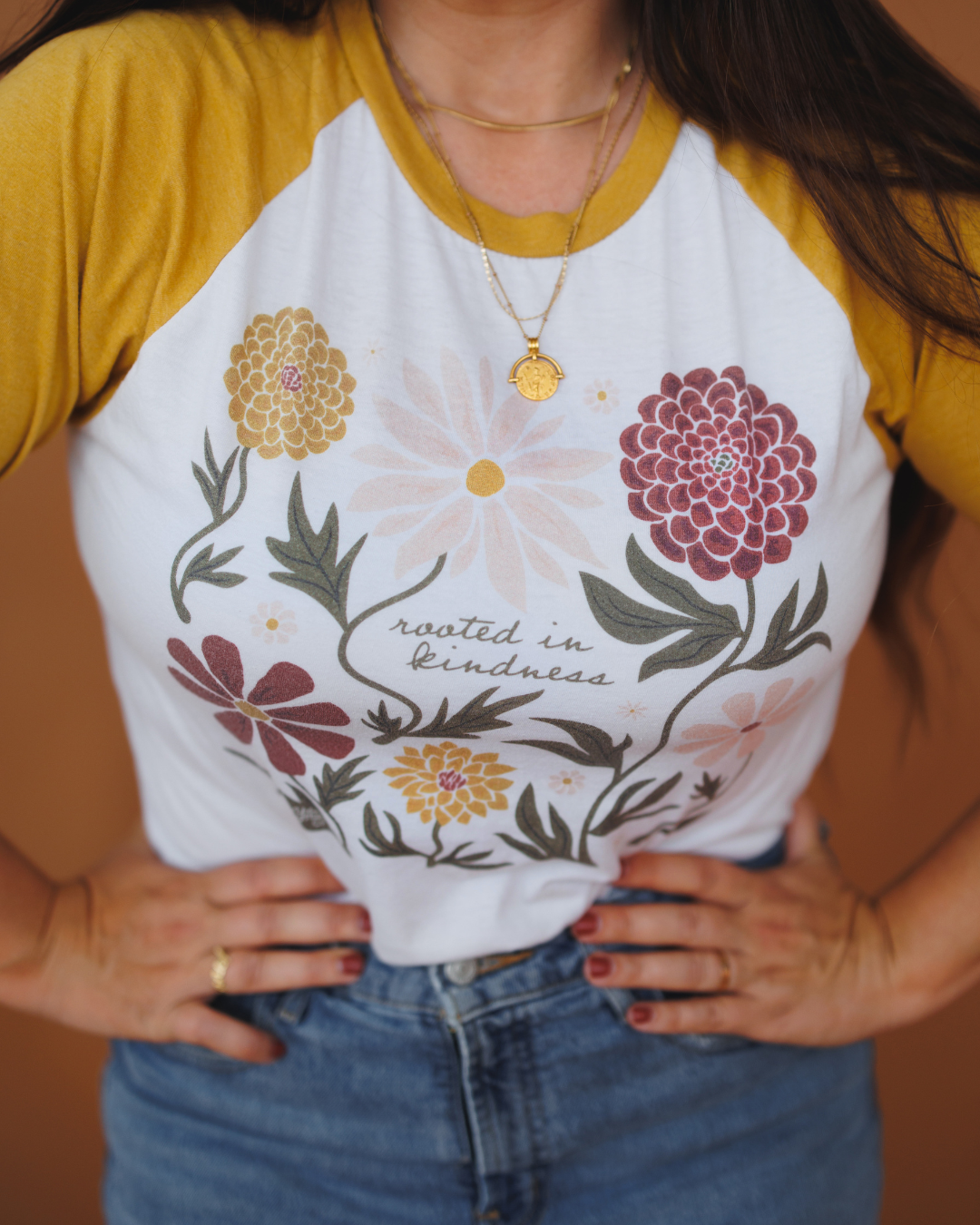 Rooted in Kindness Baseball Tee
