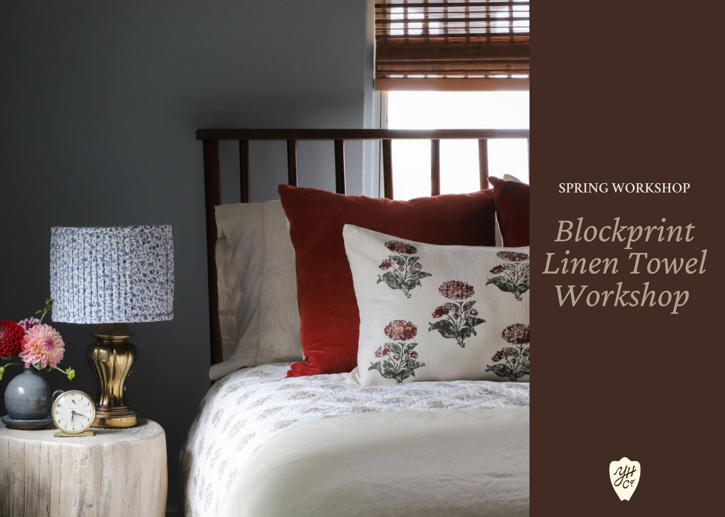 Spring Workshop | Blockprint Linen Towels Workshop | Saturday,