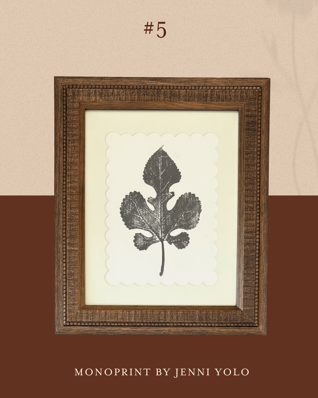 Framed Monoprints by Jenni Yolo