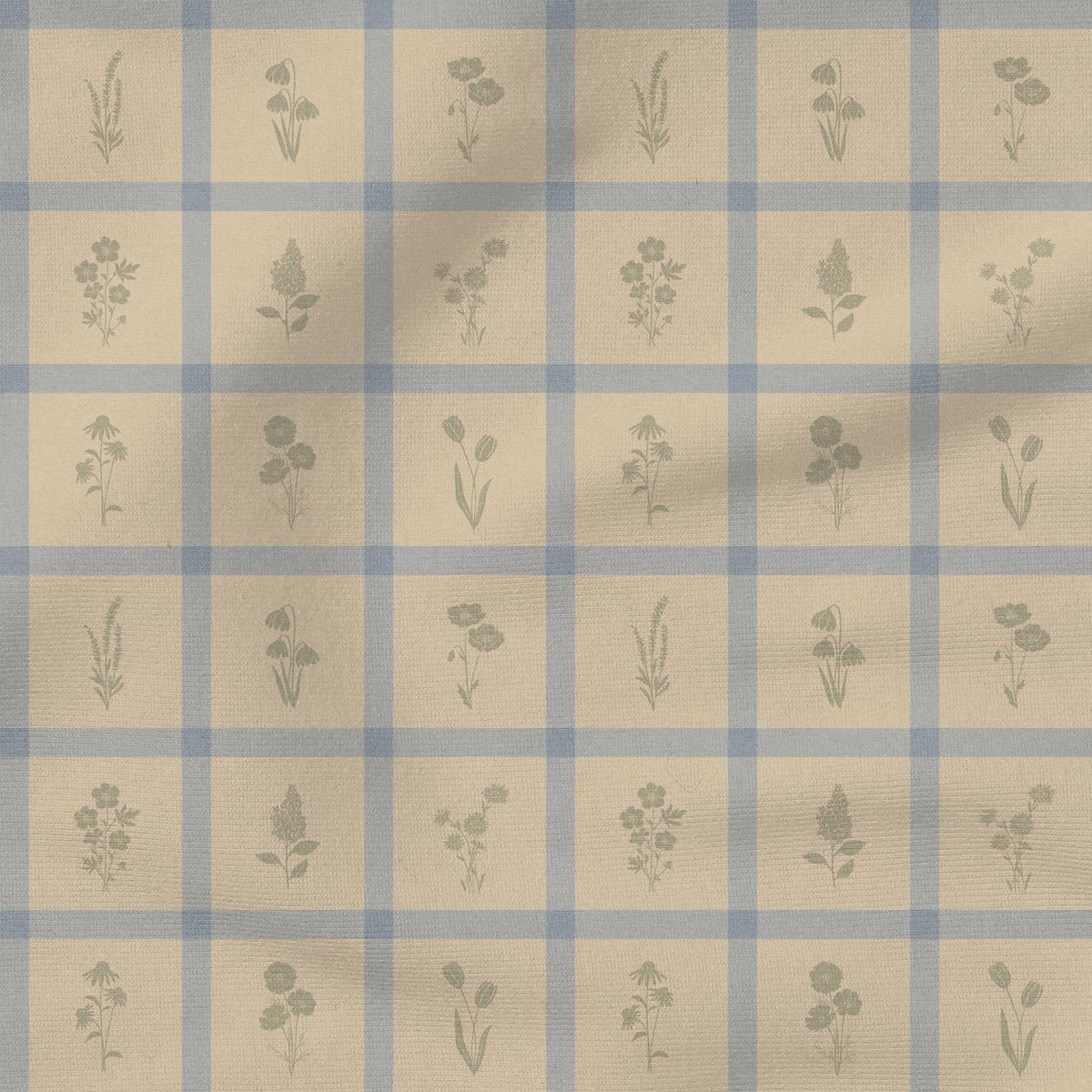 Woven Wildflower | Blue Grey