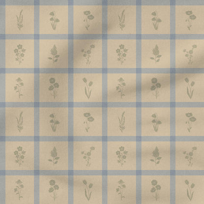 Woven Wildflower | Blue Grey