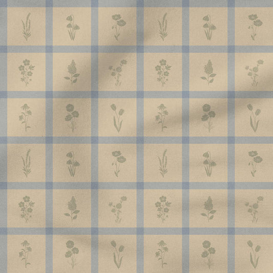 Woven Wildflower | Blue Grey