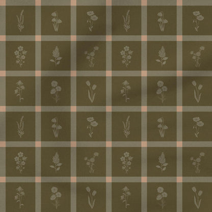 Woven Wildflower | Dark Green