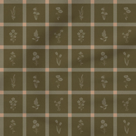 Woven Wildflower | Dark Green