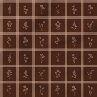 Woven Wildflower | Dark Red
