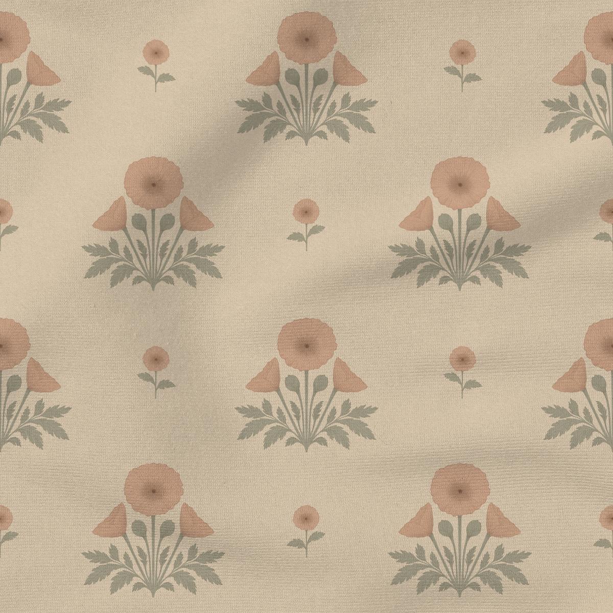 Blooming Poppies | Cream & Blush