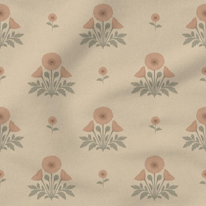 Blooming Poppies | Cream & Blush