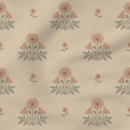 Blooming Poppies | Cream & Blush
