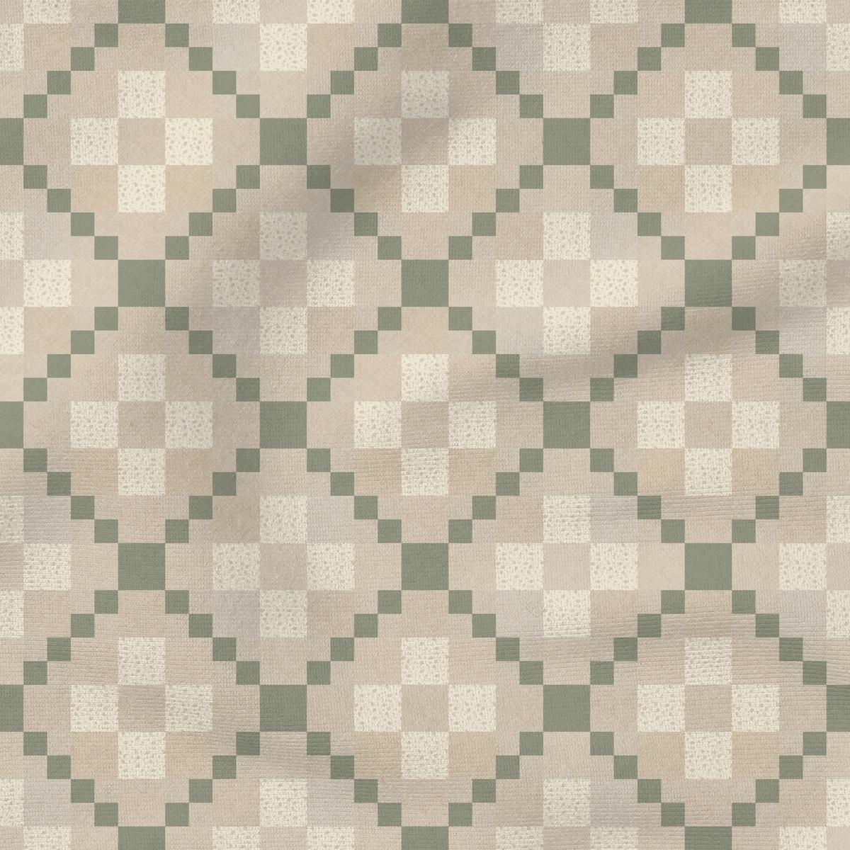 Cottage Quilt | Sage & Cream