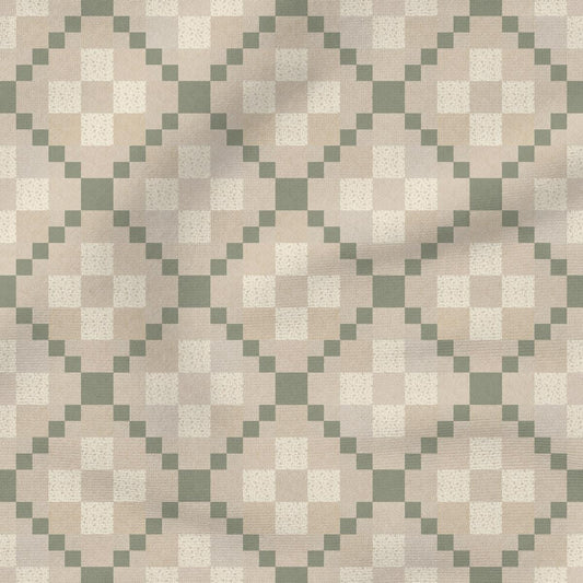 Cottage Quilt | Sage & Cream
