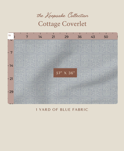 Cottage Coverlet | Blue