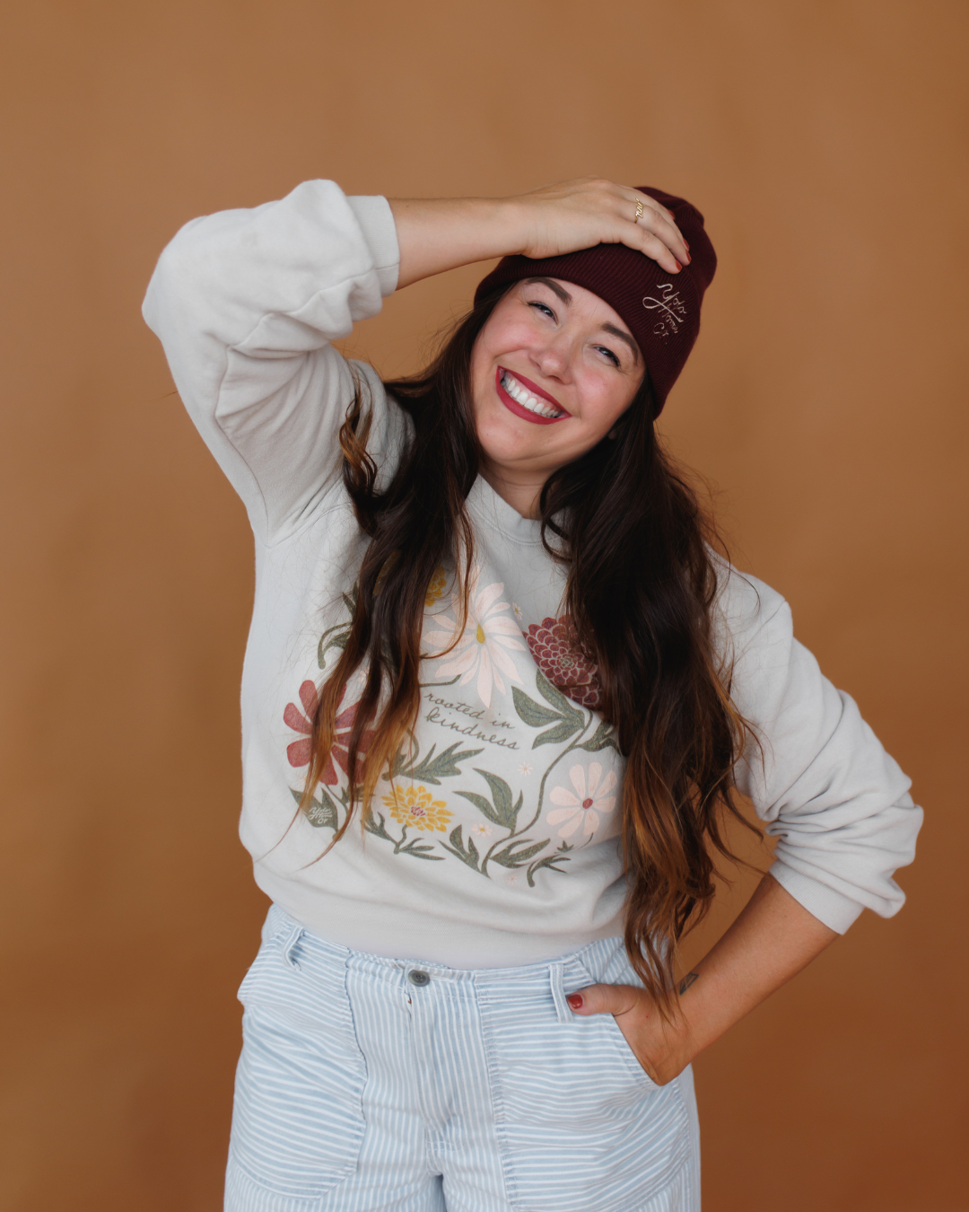 Knit Embroidered Yolo Home Co. Hat