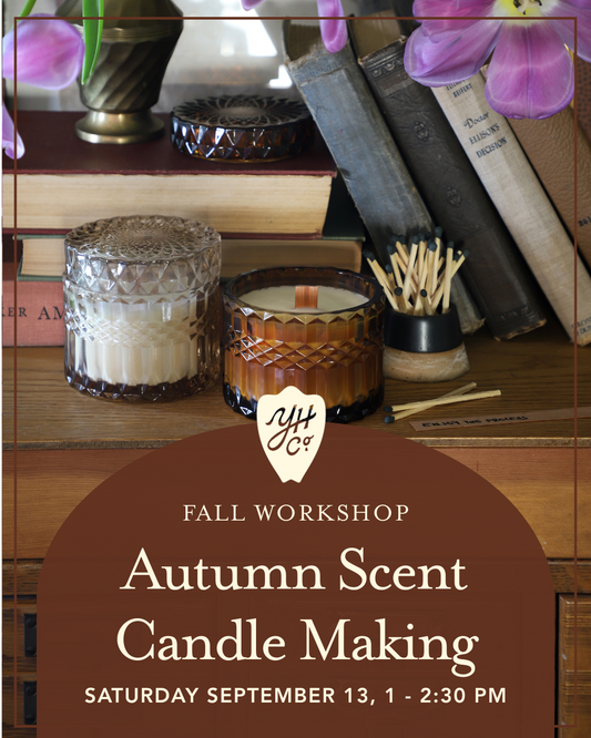 Autumn Candle Making Workshop | Saturday, September 13th