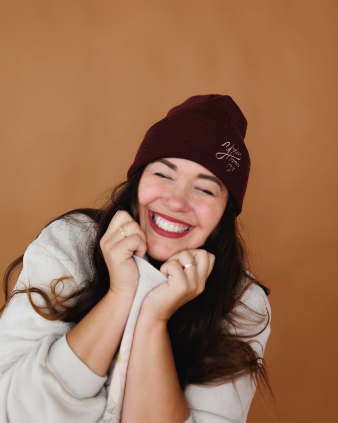 Knit Embroidered Yolo Home Co. Hat