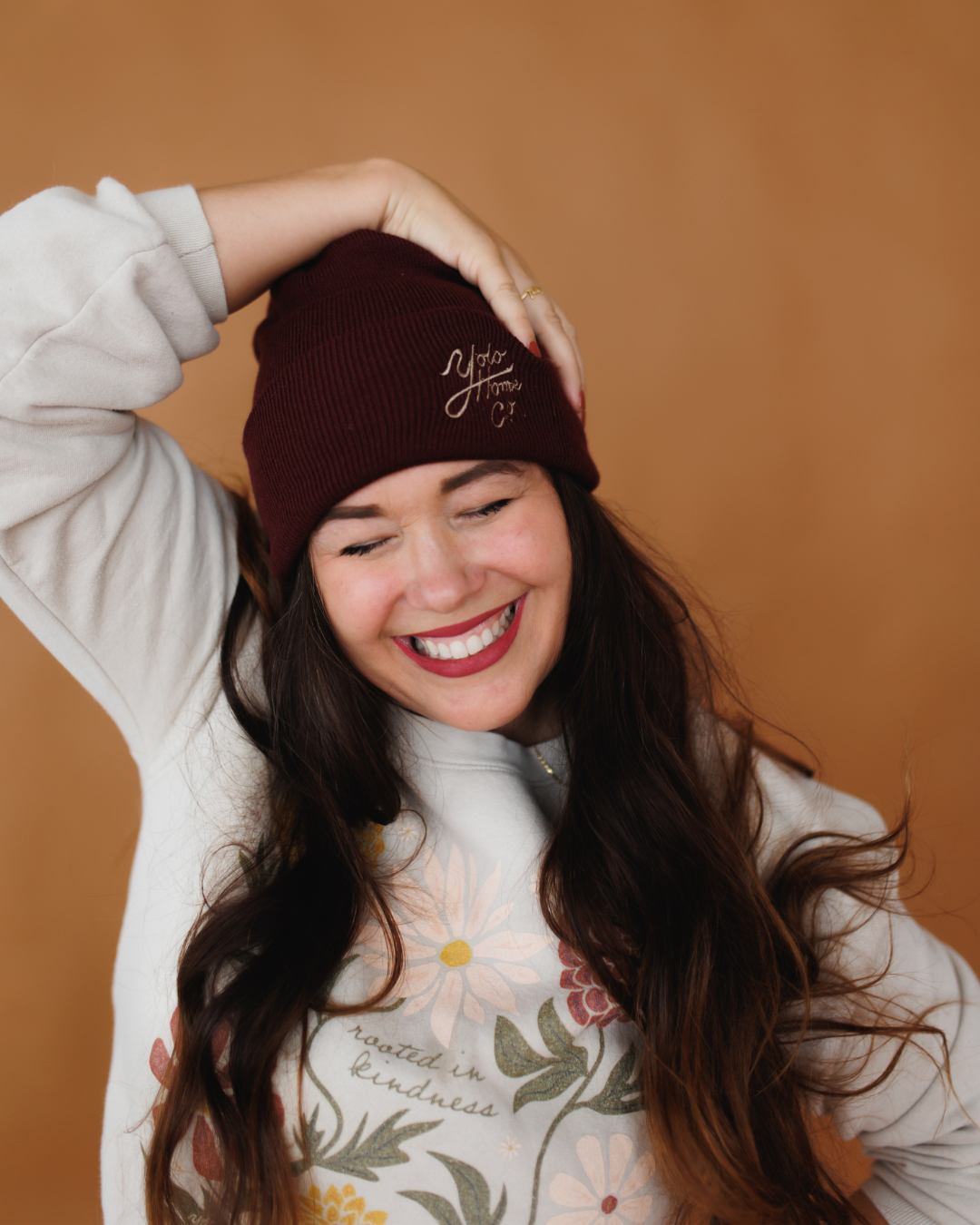 Knit Embroidered Yolo Home Co. Hat