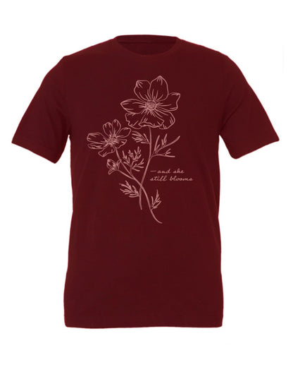 'She Still Blooms' Tee