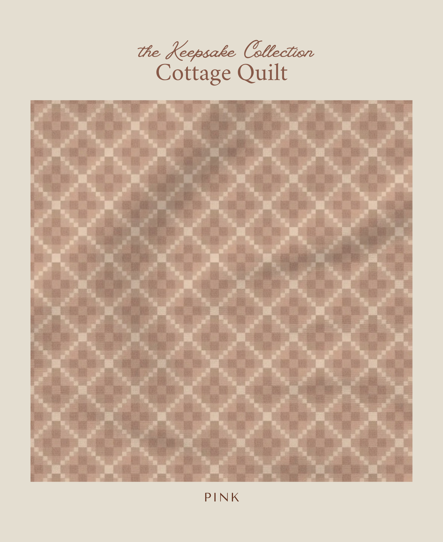 Cottage Quilt | Pink