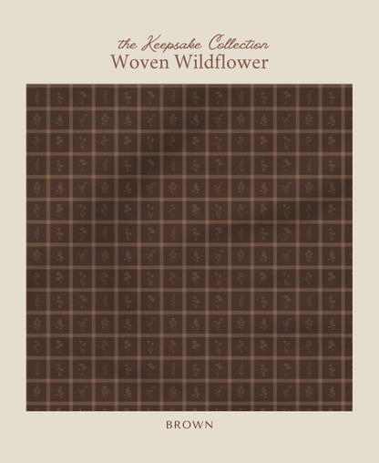 Woven Wildflower | Brown