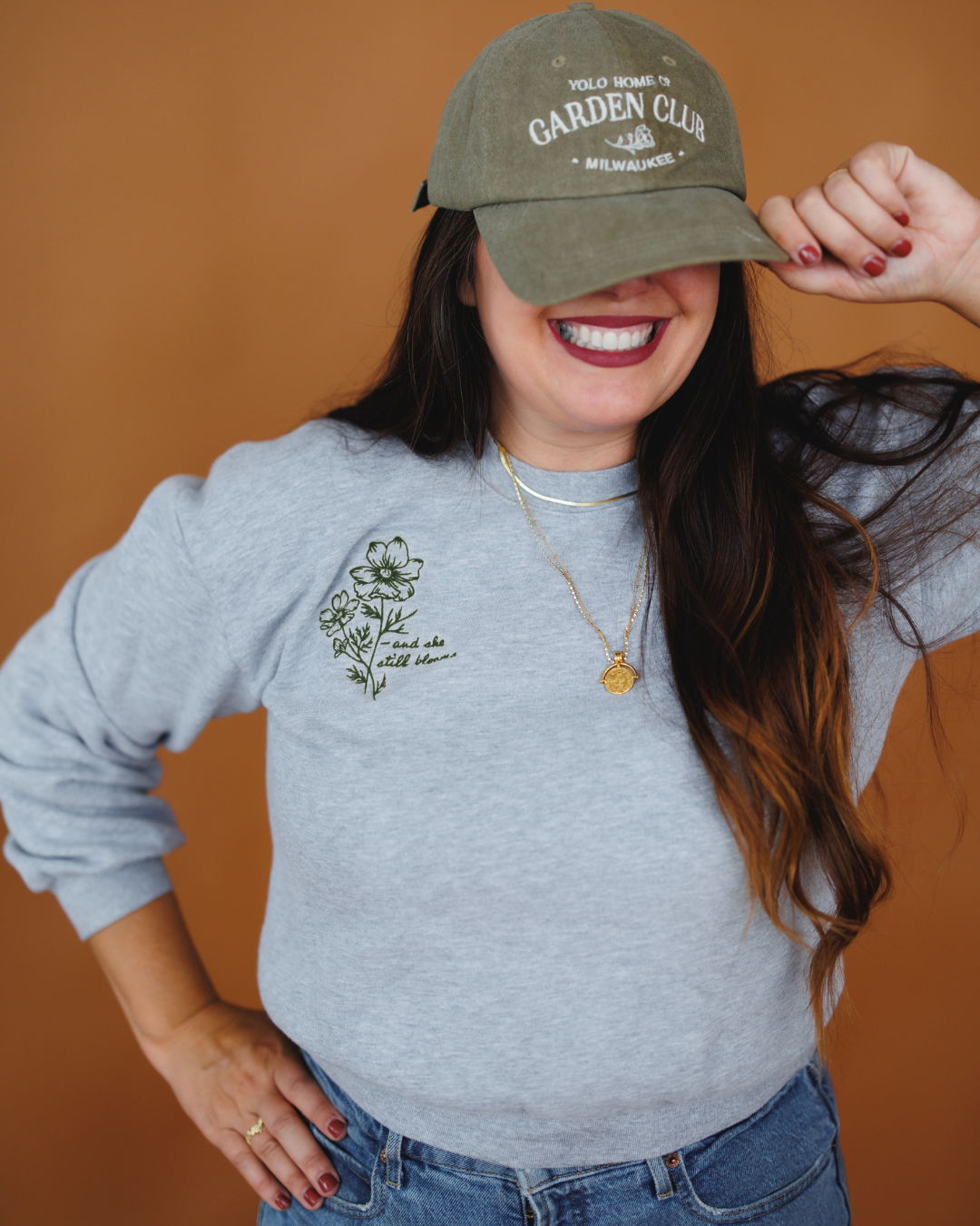 'She Still Blooms' Sweatshirt