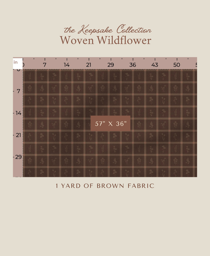 Woven Wildflower | Brown