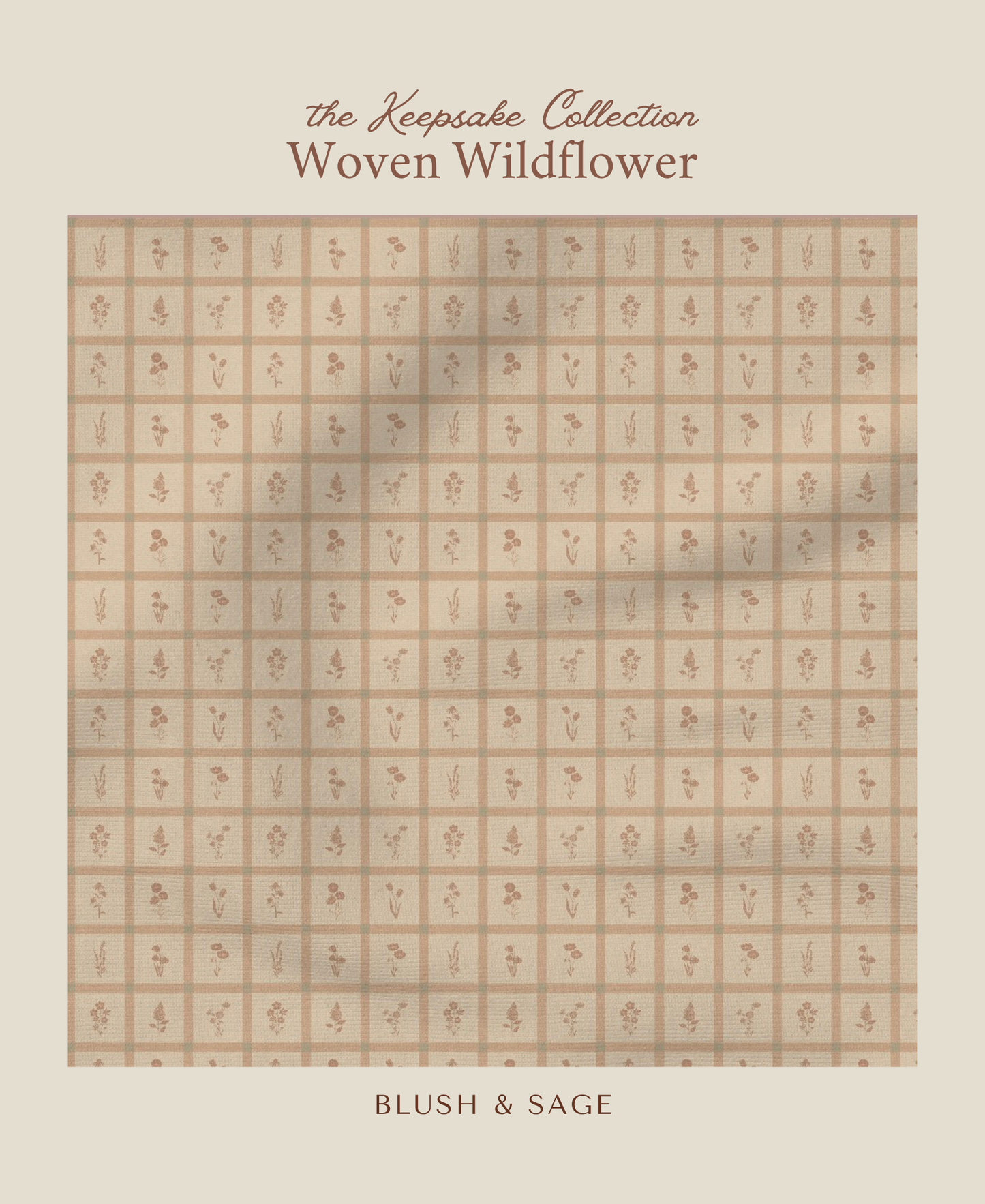 Woven Wildflower | Blush & Sage