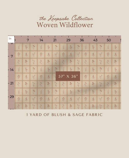 Woven Wildflower | Blush & Sage