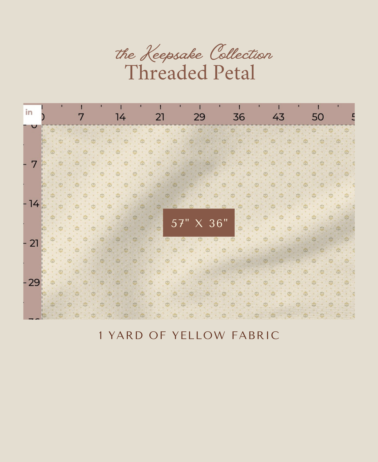 Threaded Petal | Yellow