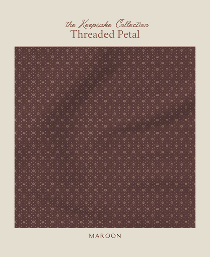 Threaded Petal | Maroon