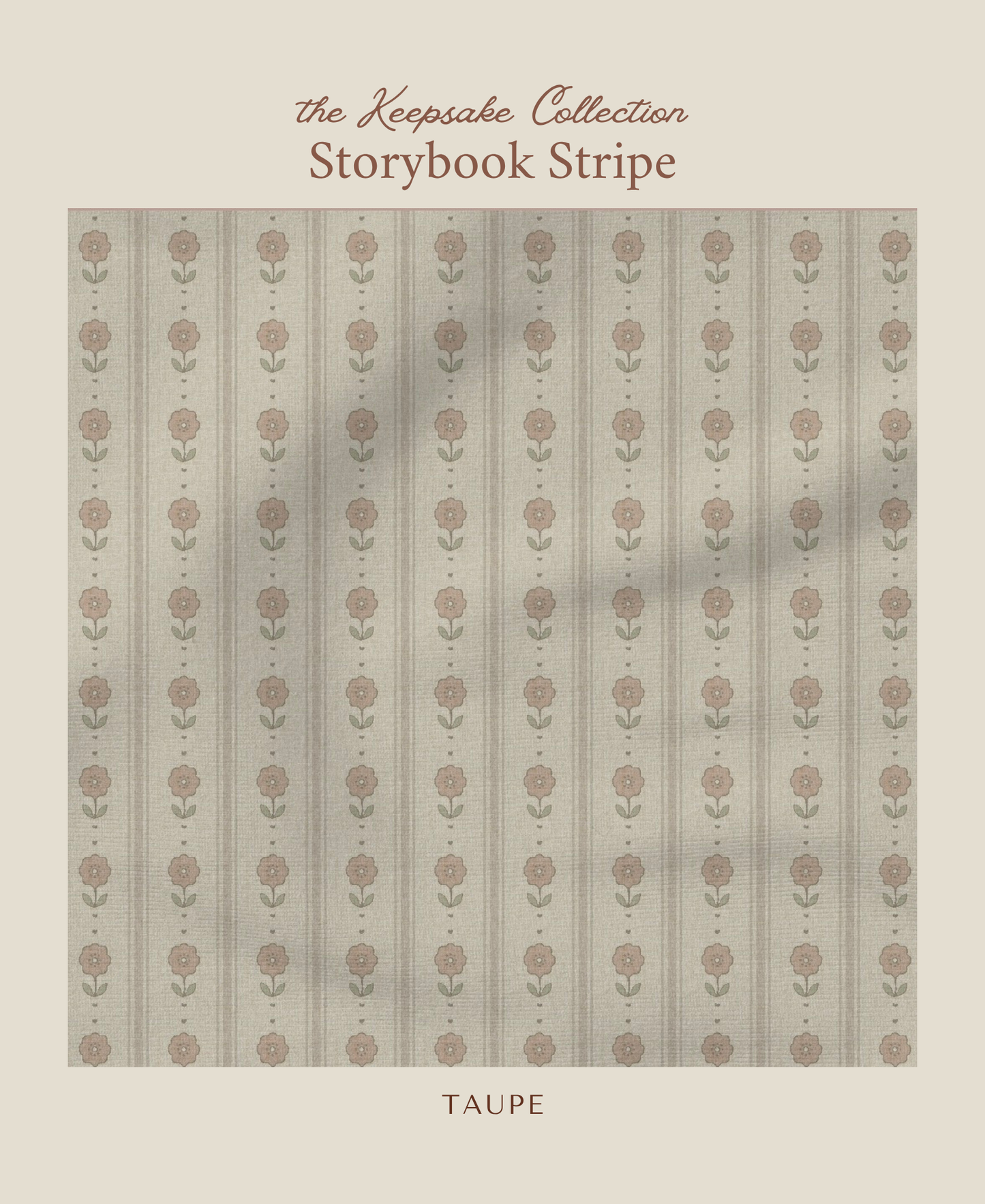 Storybook Stripe | Taupe