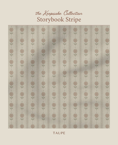 Storybook Stripe | Taupe
