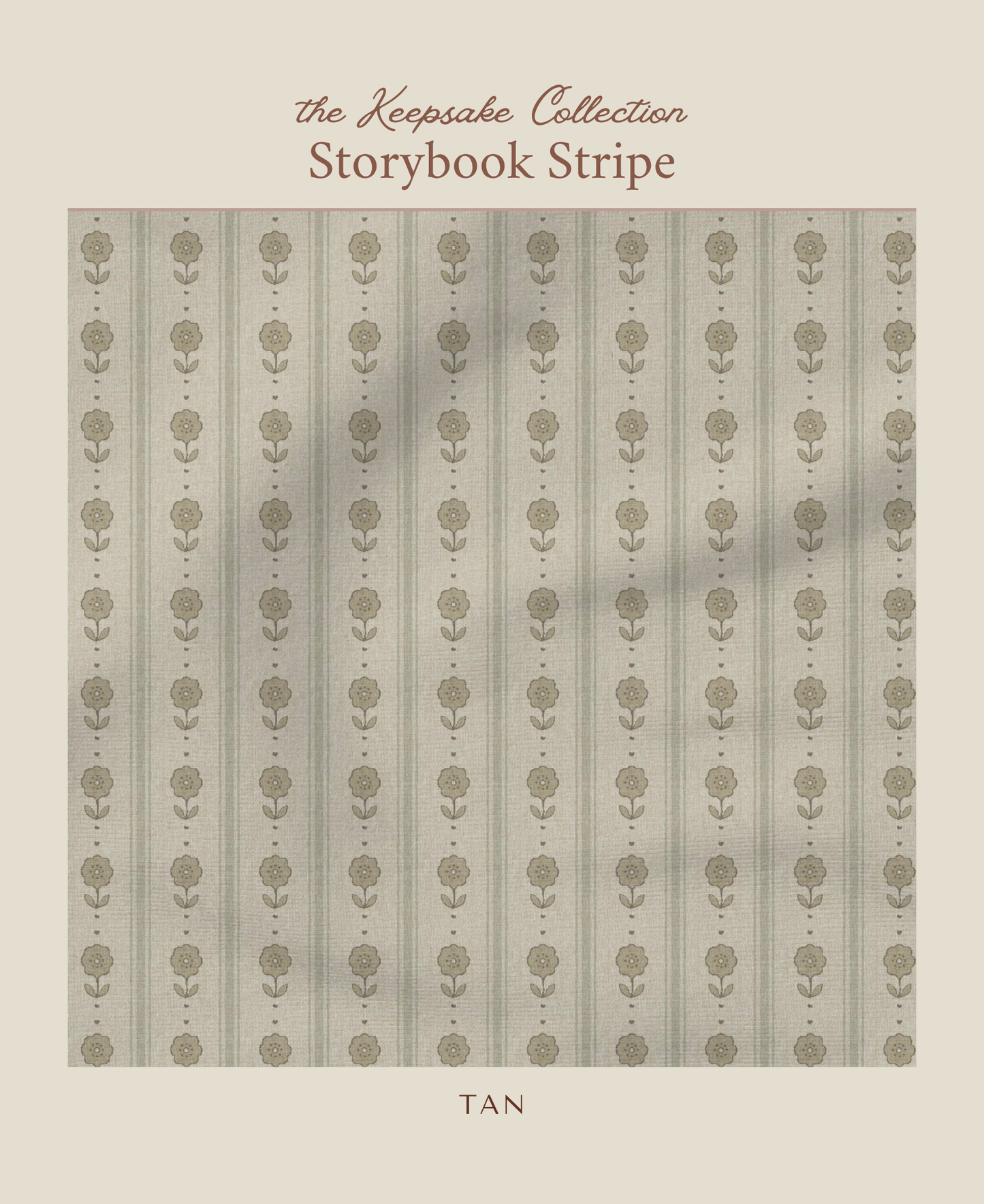 Storybook Stripe | Tan