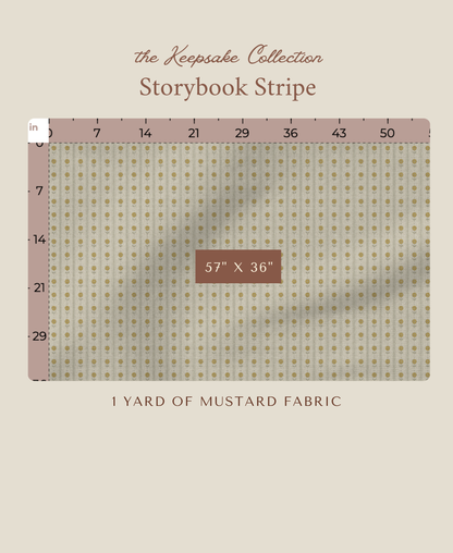 Storybook Stripe | Mustard