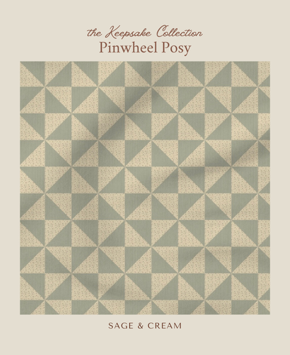 Pinwheel Posy | Sage & Cream