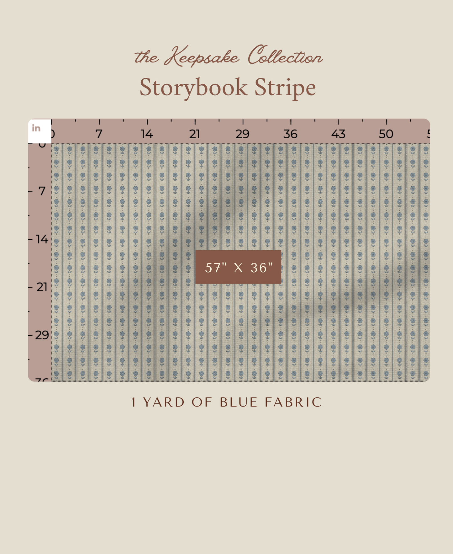 Storybook Stripe | Blue