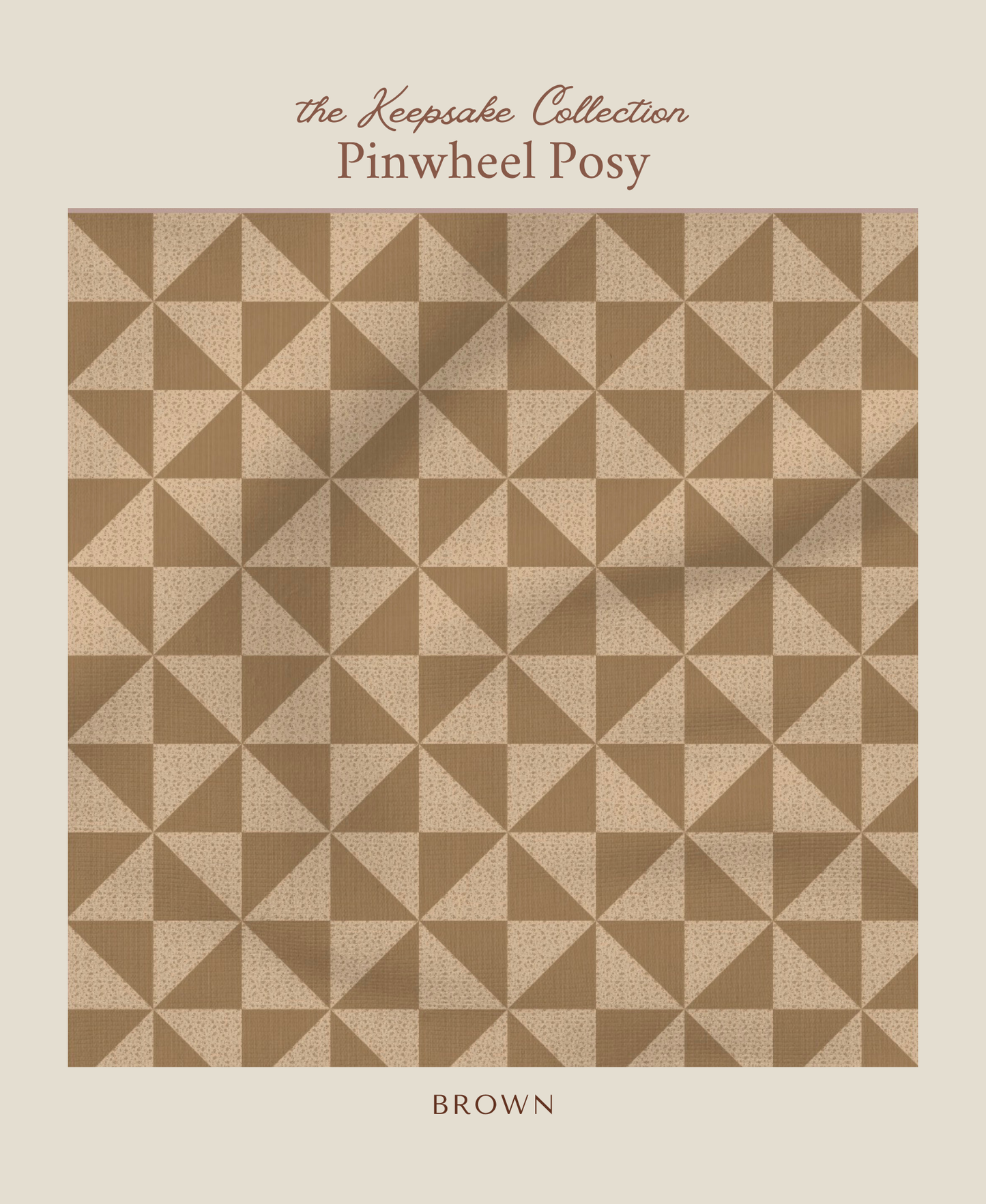 Pinwheel Posy | Brown