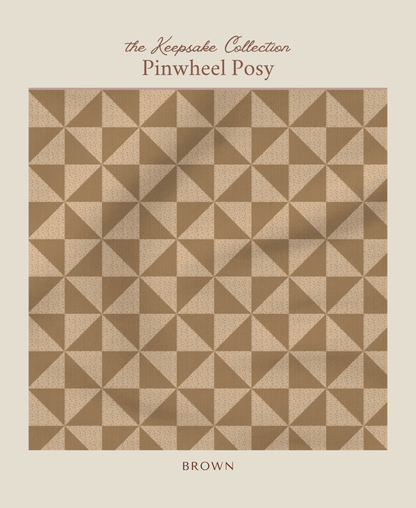 Pinwheel Posy | Brown