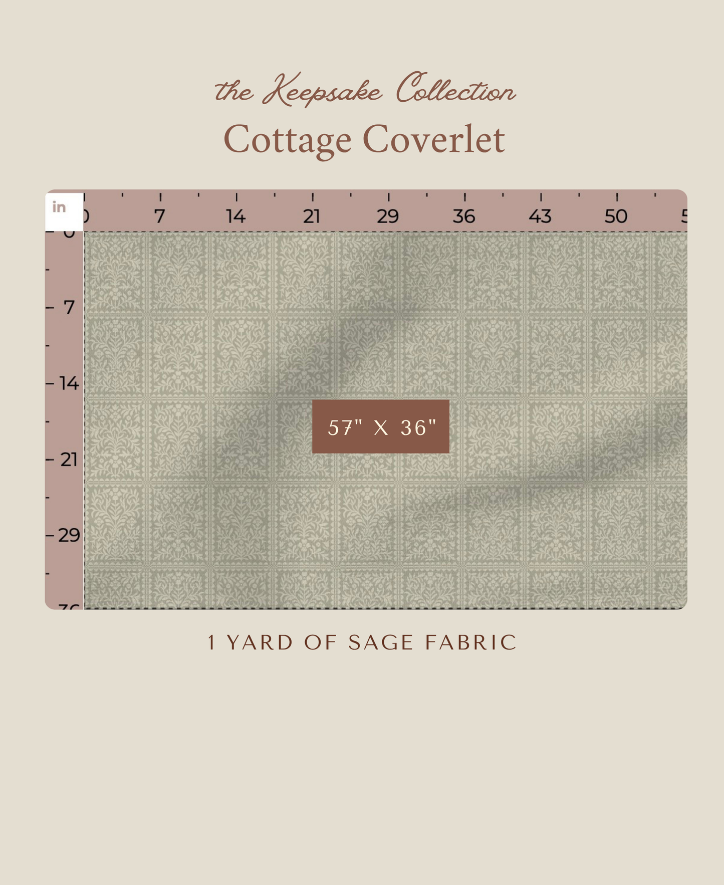 Cottage Coverlet | Sage
