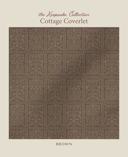 Cottage Coverlet | Brown