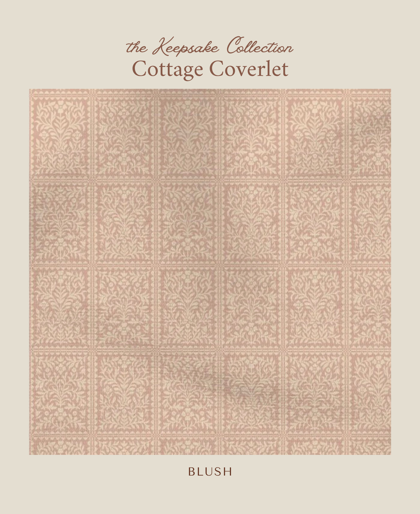 Cottage Coverlet | Blush