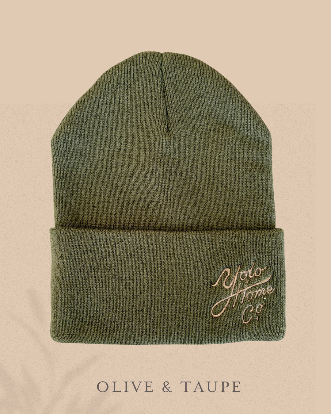 Knit Embroidered Yolo Home Co. Hat