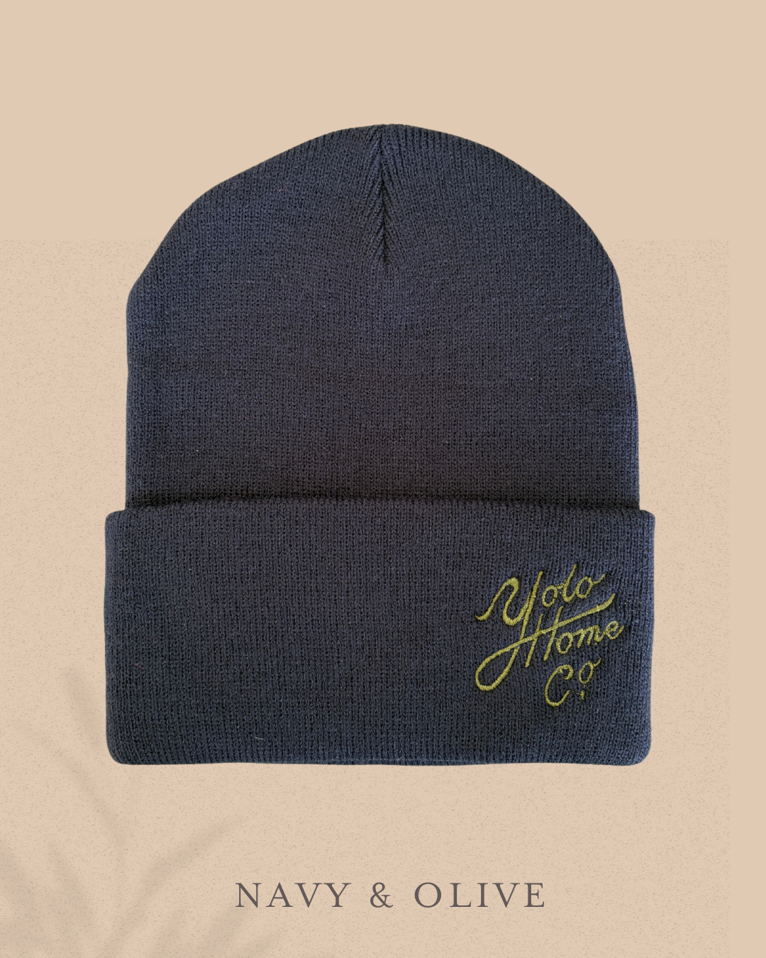 Knit Embroidered Yolo Home Co. Hat