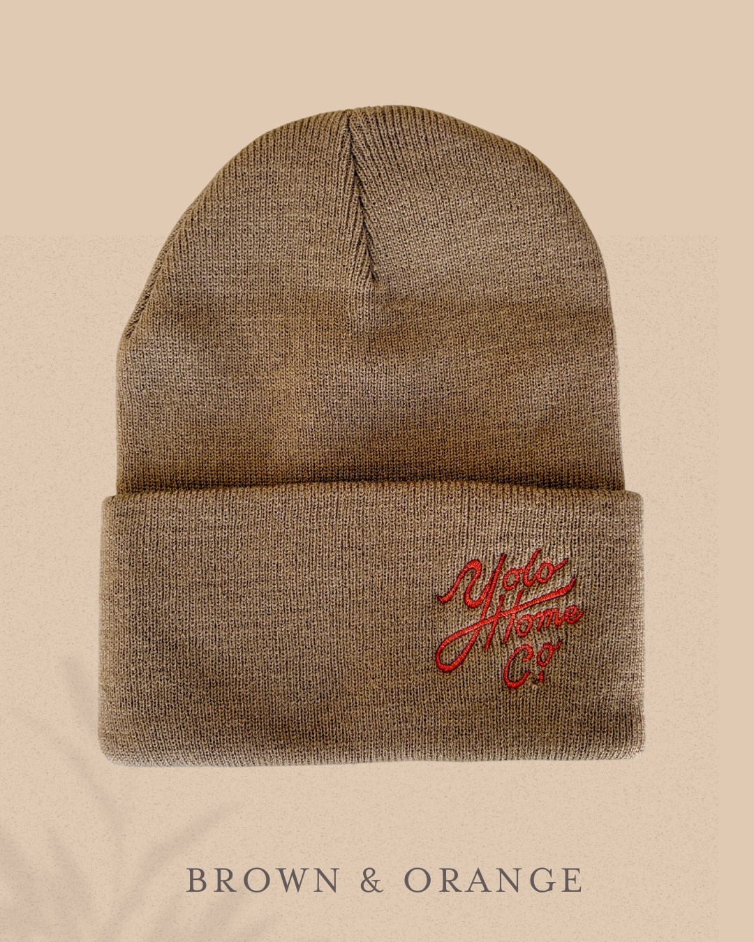 Knit Embroidered Yolo Home Co. Hat
