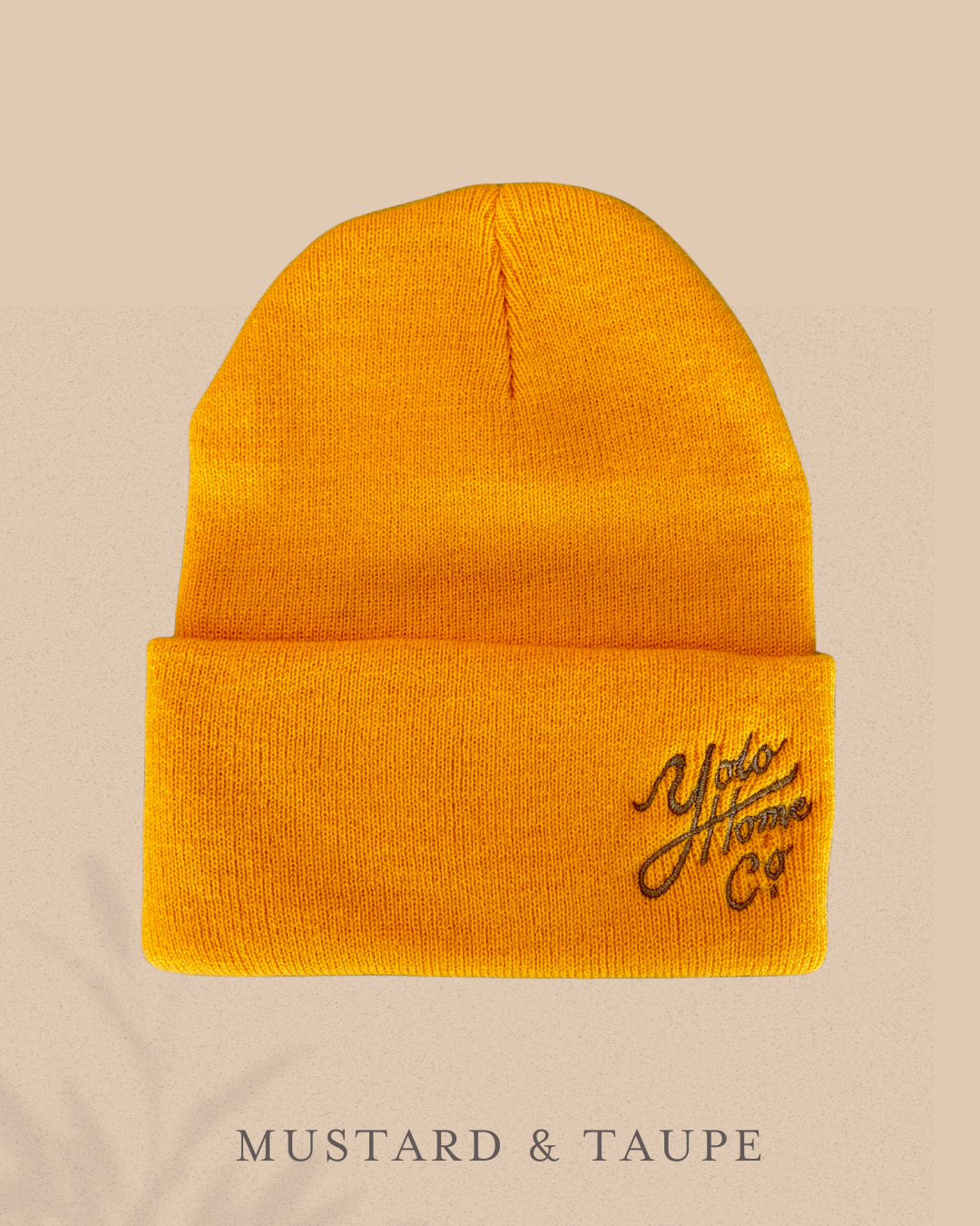 Knit Embroidered Yolo Home Co. Hat