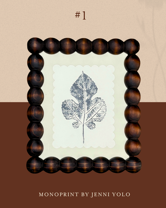 Framed Monoprints by Jenni Yolo