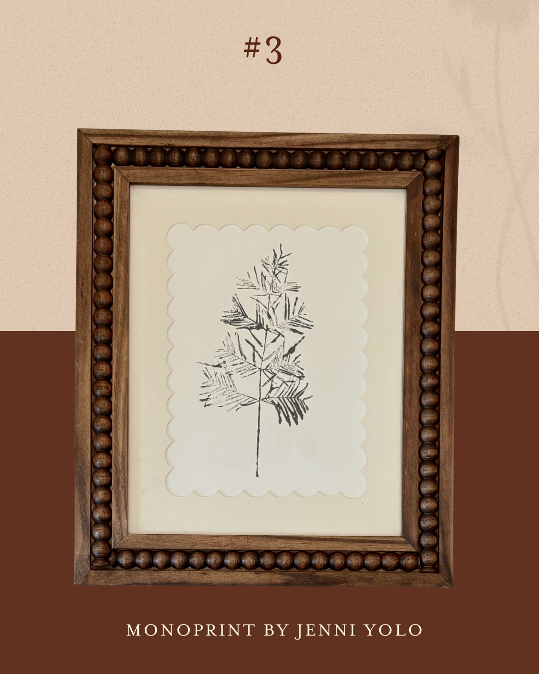 Framed Monoprints by Jenni Yolo