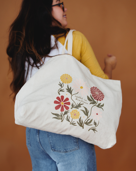 Rooted in Kindness Jumbo Tote
